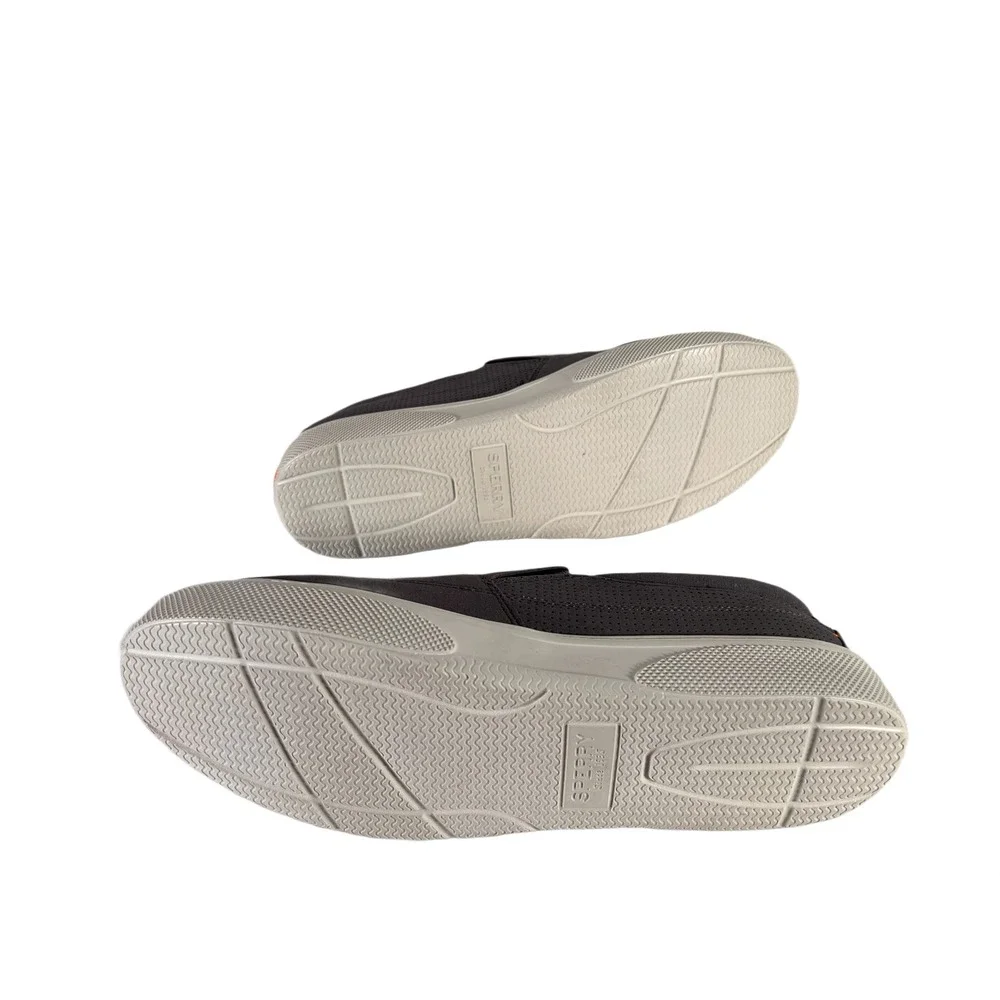 Men's Sperry Halyard Plush step‎ Slip On Canvas Boat shoe Sneaker Gray 11.5